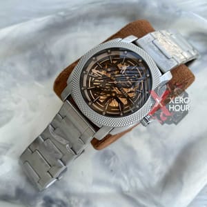 FOSSIL AUTOMATIC WATCH | CHAIN BIG DIAL | SILVER DIAL_img_0