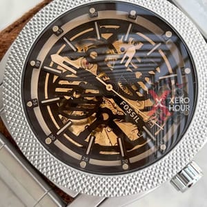 FOSSIL AUTOMATIC WATCH | CHAIN BIG DIAL | SILVER DIAL_img_1