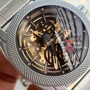 FOSSIL AUTOMATIC WATCH | CHAIN BIG DIAL | SILVER DIAL_img_8