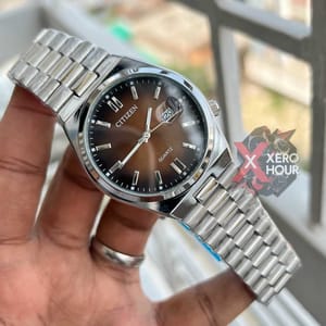 CITIZEN TYSUSA | SINGLE TONE | BROWN RED DIAL_img_0