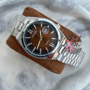 CITIZEN TYSUSA | SINGLE TONE | BROWN RED DIAL_img_1