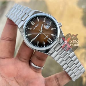 CITIZEN TYSUSA | SINGLE TONE | BROWN RED DIAL_img_3