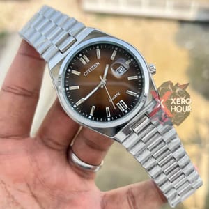 CITIZEN TYSUSA | SINGLE TONE | BROWN RED DIAL_img_4