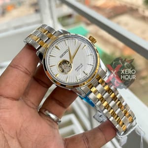 SEIKO Presage | AUTOMATIC | Dual TONE | WHITE DIAL_img_3