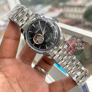 SEIKO Presage| AUTOMATIC | SINGLE TONE | Black DIAL_img_5