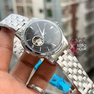 SEIKO Presage| AUTOMATIC | SINGLE TONE | Black DIAL_img_8