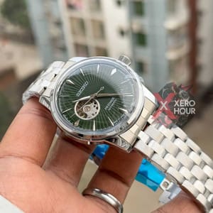 SEIKO Presage| AUTOMATIC | SINGLE TONE | GREEN DIAL_img_4