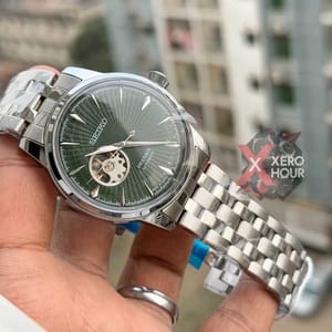SEIKO Presage| AUTOMATIC | SINGLE TONE | GREEN DIAL_img_6