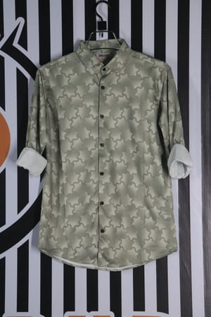 Modern Camouflage Pattern Shirt – Trendy & Stylish