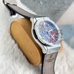 Hublot | Leather Belt | SS Body | Grey belt dial_img_5