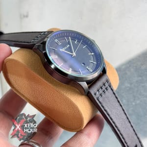 TUBULAR | AUTHENTIC LEATHER BELT | BROWN BELT | BLACK DIAL_img_3