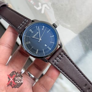 TUBULAR | AUTHENTIC LEATHER BELT | BROWN BELT | BLACK DIAL_img_4