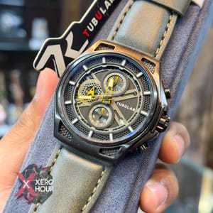 TUBULAR | HONEYMASH | AUTHENTIC LEATHER BELT | GREEN BELT | YELLOW ACCENT_img_9