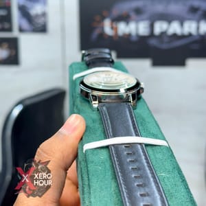 FOSSIL AUTOMATIC WATCH | LEATHER BELT | BALCK BELT | WHITE DIAL_img_2