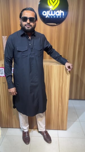 Ajwah Premium Kabli Panjabi  – Black Edition_img_2