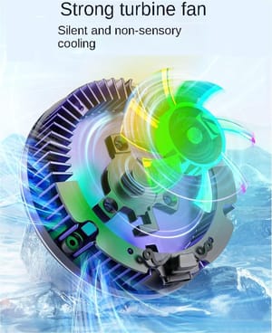 SL-17 Magnetic Gaming Phone Cooler Portable Radiator Fan_img_1
