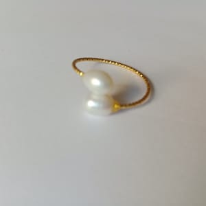 Pearl Adjustable Finger Ring_img_1
