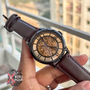 Fossil Auto movement | Transparent | Dark Brown_img_1