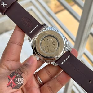 Fossil Auto movement | BIG DIAL | Brown stitch_img_4