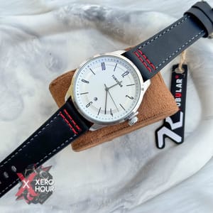 Tubular Classic Plain | Black RED Stitches_img_1