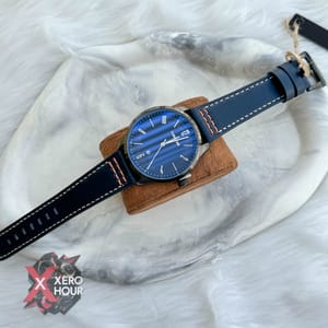 Tubular Classic Plain | Blue belt orange stitch_img_2