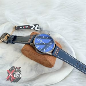 Tubular Classic Plain | Blue belt orange stitch_img_4