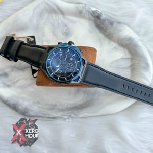 TUBULAR | HONEYMASH | AUTHENTIC LEATHER BELT | BLUE BETL | BLUE WHITE ACCENT_img_1