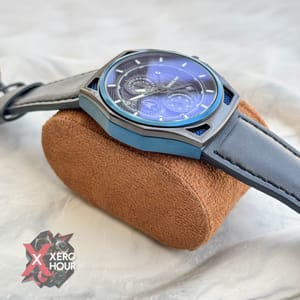 TUBULAR | HONEYMASH | AUTHENTIC LEATHER BELT | BLUE BETL | BLUE WHITE ACCENT_img_2