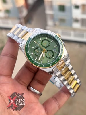 Tissot Chrongoraph | Dual Tone | Green Dial_img_3