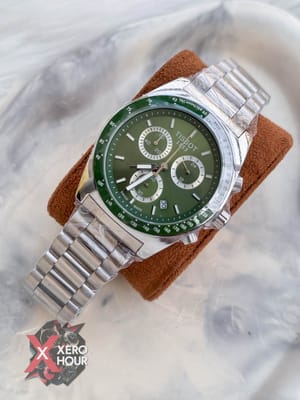 Tissot Chrongoraph | Single Tone | Green Dial_img_3