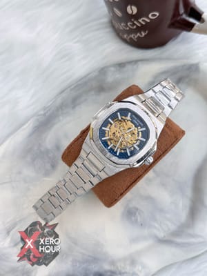 Patek Philippe | SS Body | Automatic Movement | Silver Blue_img_1