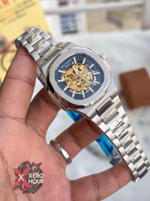 Patek Philippe | SS Body | Automatic Movement | Silver Blue_img_3