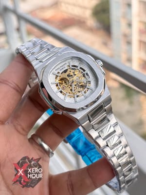 Patek Philippe | SS Body | Automatic Movement | Silver with white_img_4