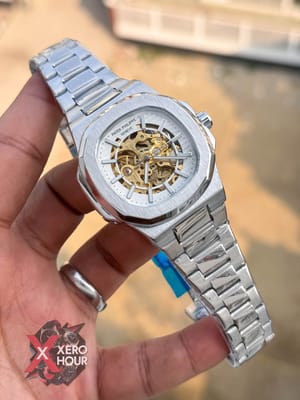 Patek Philippe | SS Body | Automatic Movement | Silver with white_img_6