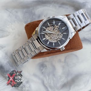 Tissot | Automatic Movement | Half Skeleton | Silver with Black_img_5