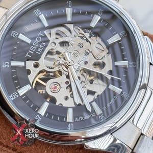 Tissot | Automatic Movement | Half Skeleton | Silver with Black_img_6