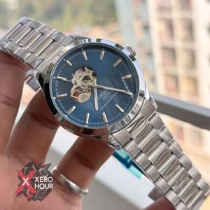 Tissot | Open Heart | Automatic Movement | Silver with Blue_img_3