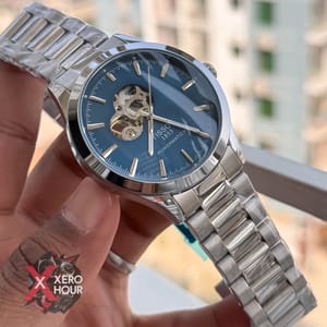 Tissot | Open Heart | Automatic Movement | Silver with Blue_img_6