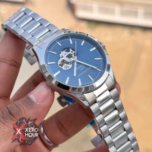 Tissot | Open Heart | Automatic Movement | Silver with Blue_img_7