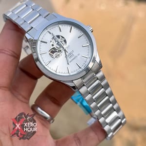 Tissot | Open Heart | Automatic Movement | Silver with White_img_2
