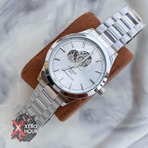Tissot | Open Heart | Automatic Movement | Silver with White_img_3