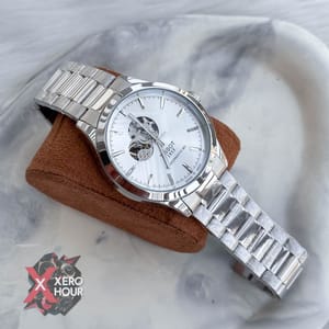 Tissot | Open Heart | Automatic Movement | Silver with White_img_4
