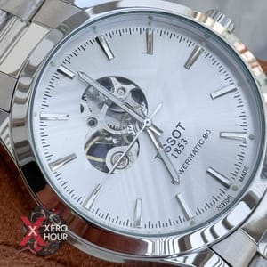 Tissot | Open Heart | Automatic Movement | Silver with White_img_5