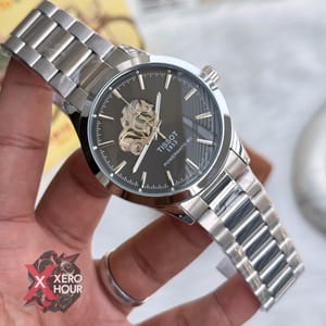 Tissot | Open Heart | Automatic Movement | Silver with Black_img_0