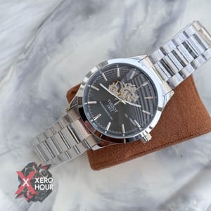 Tissot | Open Heart | Automatic Movement | Silver with Black_img_4