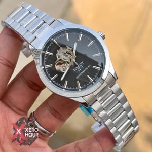 Tissot | Open Heart | Automatic Movement | Silver with Black_img_6