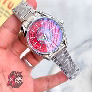 Omega wordl timer | AA Grade | Cherry Red_img_6