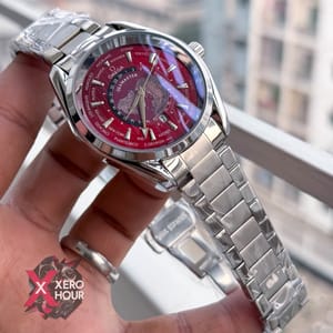 Omega wordl timer | AA Grade | Cherry Red_img_7