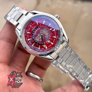 Omega wordl timer | AA Grade | Cherry Red_img_8