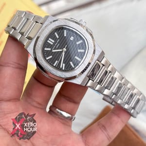 PatekPhilippe | Nautilous | Sweep movement | Quartz | Black Dial_img_4